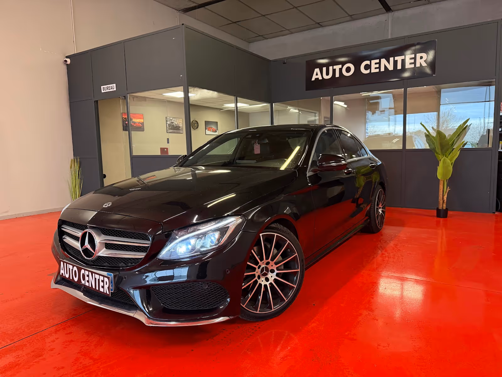 Vue du parc automobile présentant plusieurs voitures prêtes à la vente
